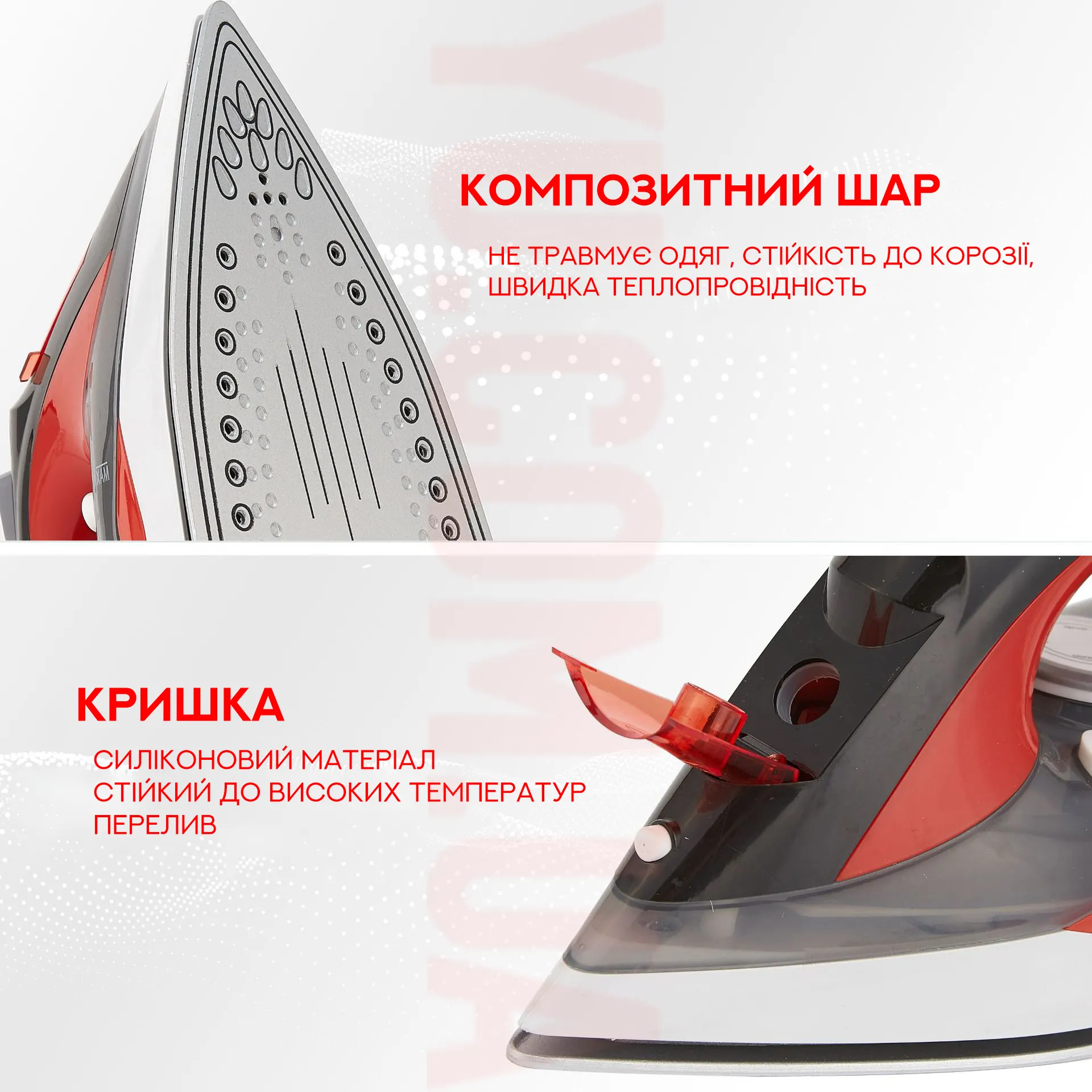 Потужна праска з керамічною підошвою Domotec MS 2202 2200 Вт Синій Потужна праска з керамічною підошвою Domotec MS 2202 2200 Вт Синій